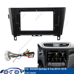 For NISSAN Qashqai X-Trai 2014~2018 2DIN Dash Mount Kit 10.1 Inch Car Radio Installation DVD GPS Mp5 Plastic Fascia Panel Frame