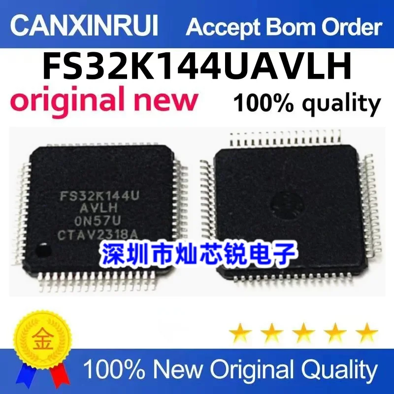 

New original QFP64 microcontroller IC in FS32K144UAVLH package