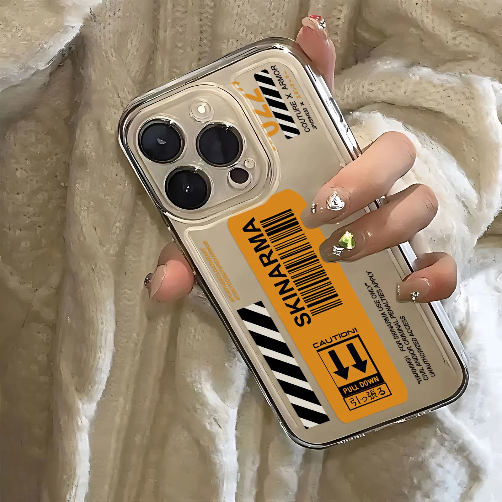 Hot Labels barcode Skinarma Japan Phone Case For OPPO Reno 12F 12 7 11 11F 10 2F 4 8 8T 8Z 7Z 7 6Z 6 5 Pro Plus 4G 5G TPU Cover