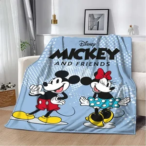 Schöne Mickey Minnie Soft Plüschwurfdecke, heißes Sofa Decke, Nickerchendecke, Bett, Wohnzimmer, Schlafzimmer, Haus, Reisen, Picknick, Mädchengeschenke 8 Hauptverkäufe Mickey - №6