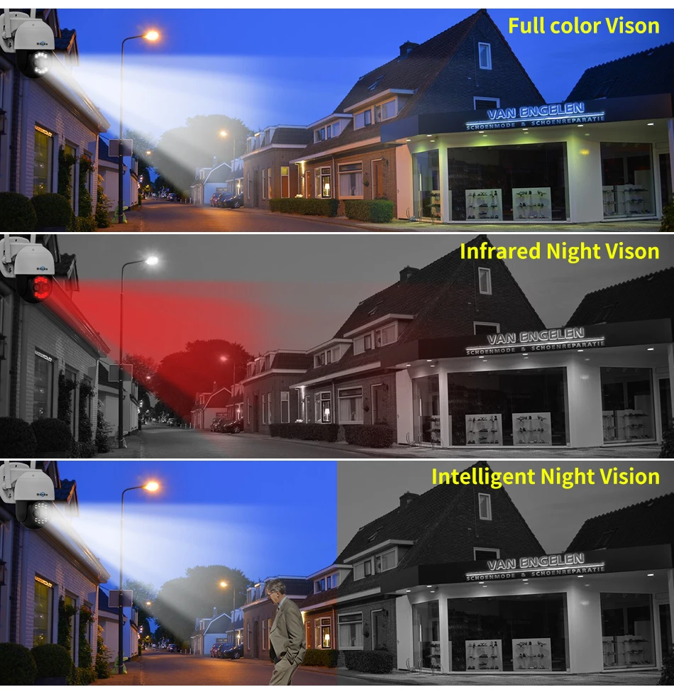 Hiseeu PTZ WLAN IP-Kamera 8MP Doppellinse 8-fach Zoom Außen HD Vollfarb-Nachtsicht Menschenerkennung Videoüberwachungskameras – Detail 5