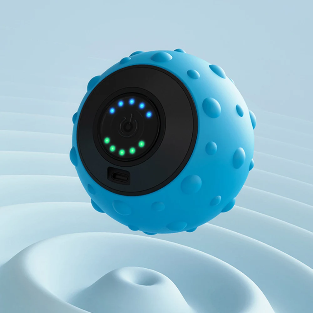 

Электрический массажный мяч, вибрационный массажный мяч, USB перезаряжаемый массажный мяч для рук, 5-ступенчатый тренировочный мяч для пальцев для йоги, фитнеса