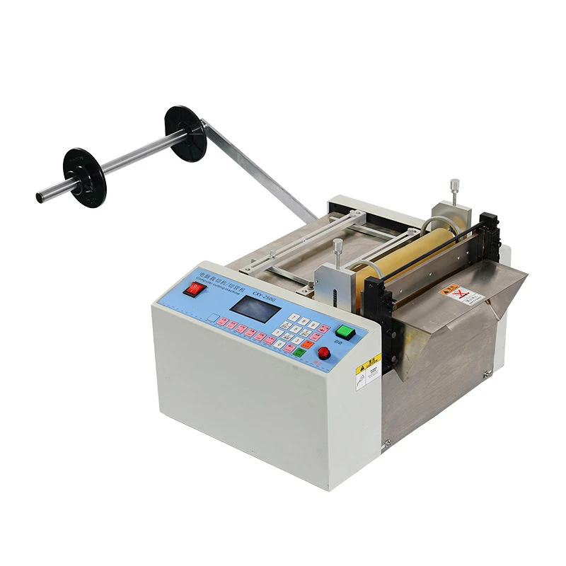 Automatic Non-Woven Fabric Guillotine Film Slicer Mask Ear Band Rope Cutting Machine Ribbon Computer