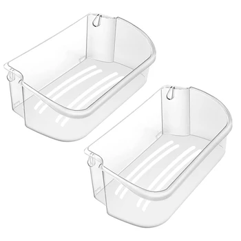 2-Pack 240356402 Refrigerator Door Bin Replacement Compatible For Frigidaire Refrigerator Door Shelf Parts