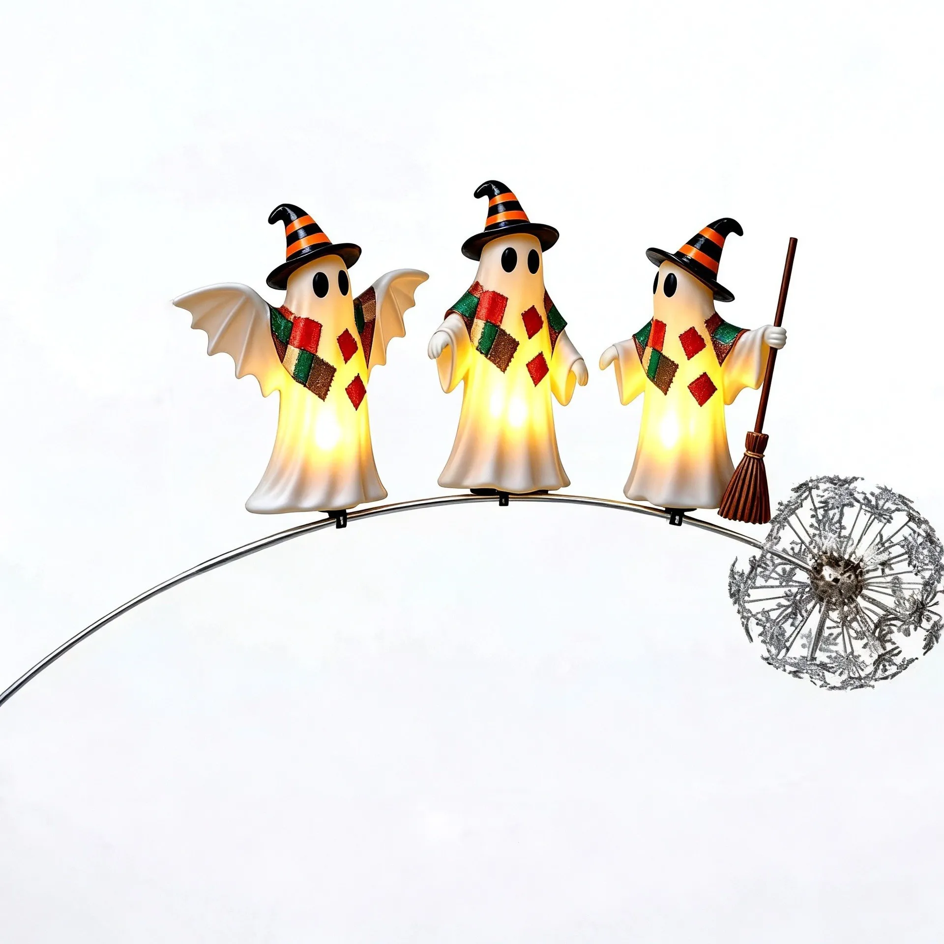 Creative personality portable cute bird garden plug-in Halloween garden ornament