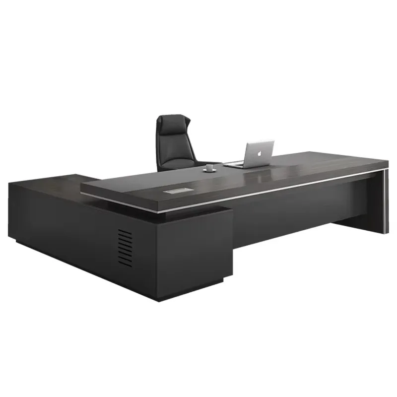 أدراج مكتب تنفيذية جمالية قوية مصممة فاخرة مكاتب مكتبية حديثة رخيصة أثاث خشبي كبير Scrivanie Da Ufficio