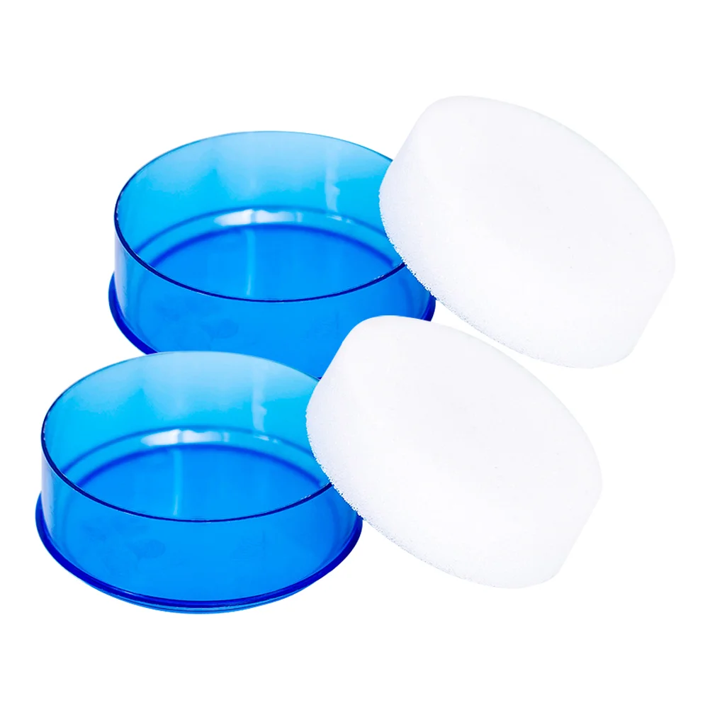 

Cash Handling Sponge Money Counting Wet Device Fingertip Grips for Paper Thumb Blue