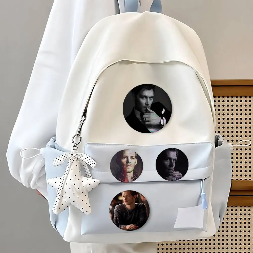 The Origina-ls- Creative Round Button Pins Badge Set Cartoon Anime Movie Music Pattern Brooches For Bags Jackets