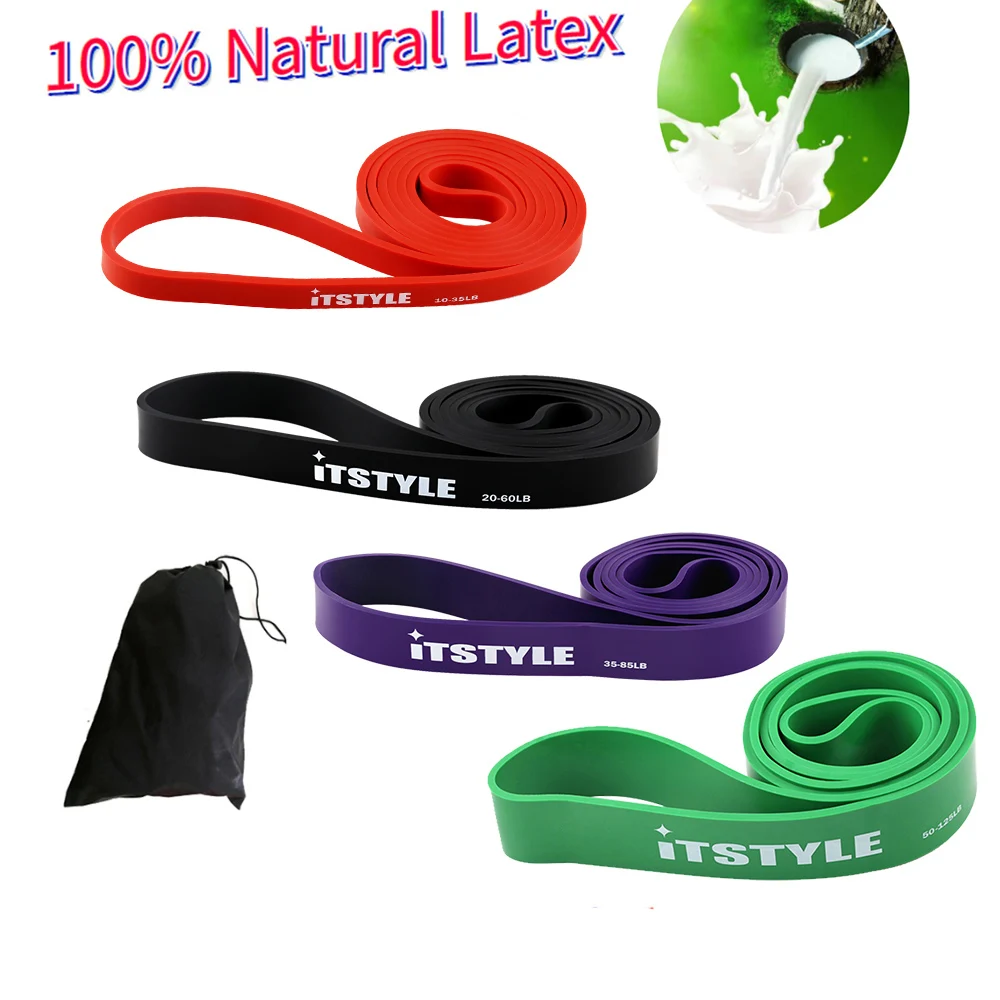 100% Latex Resistance Bands Hanging Power Extender Crossfit Yoga Straps Hoops 208cm