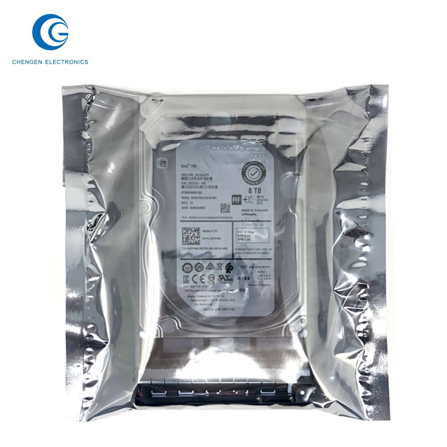 2pcsG14 Ff1-150 8Tb 7.K Rpm Sas Pn /D Pn 1Gb/S 51E 3.5" Poweredge Server Hard Drive