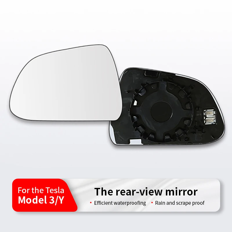 Per Tesla Modello 3 Y Auto Grandangolare Grande Visione Specchietto retrovisore Riscaldamento Sostituzione Antiriflesso Dazzle Retromarcia Lente In Vetro