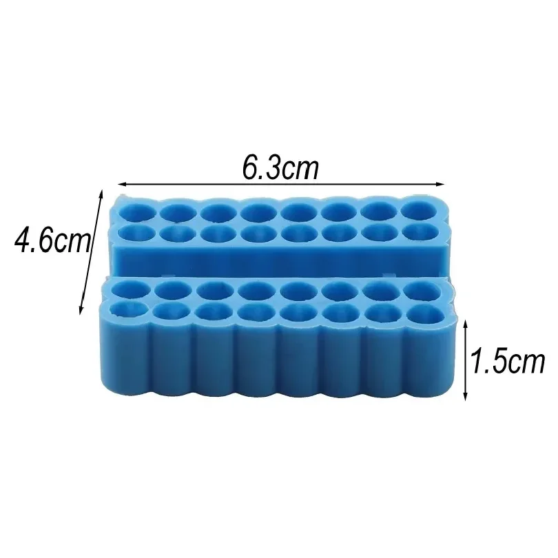 2pcs Bit Holder 32 Holes Bit Hex Shank Organiser Screwdriver Bit Holder Drill For Storage For 6.35MM Shank Storage Box