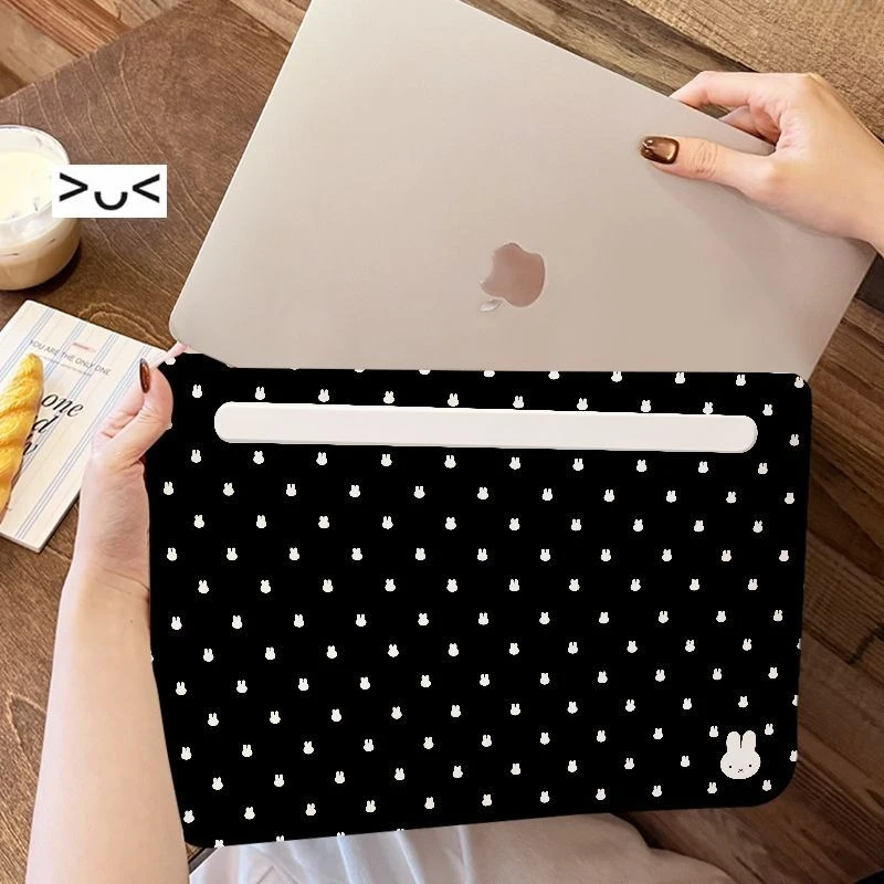 Cartoon Kawaii New Computer Bag Applicable Apple Convenient Simple Ultra Thin Can Be Used As A Mouse Pad Good Looks Gift Miffy