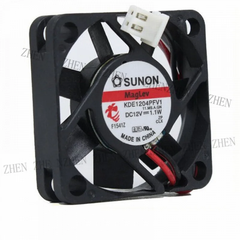 Y FOR  KDE1204PFV1 40*40*10MM DC12V 0.15A 1.1W 4CM 2Pin Cooling Fan
