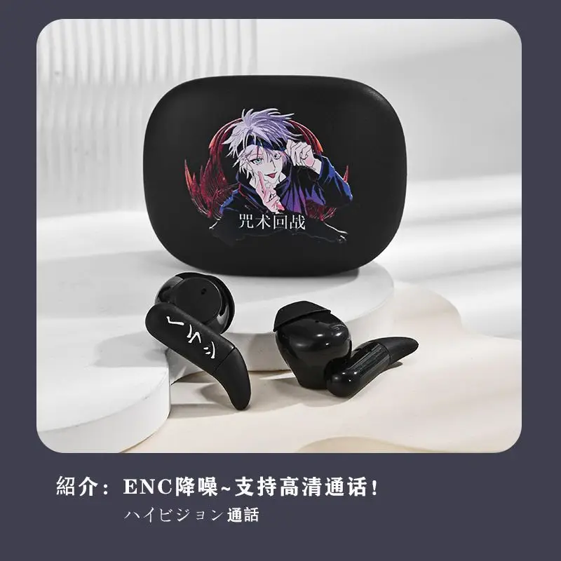 

Gojo Satoru беспроводные наушники с активным шумом игры аниме наушники подарок милая HIFI Bluetooth5.3 гарнитура косплей наушники с отменой