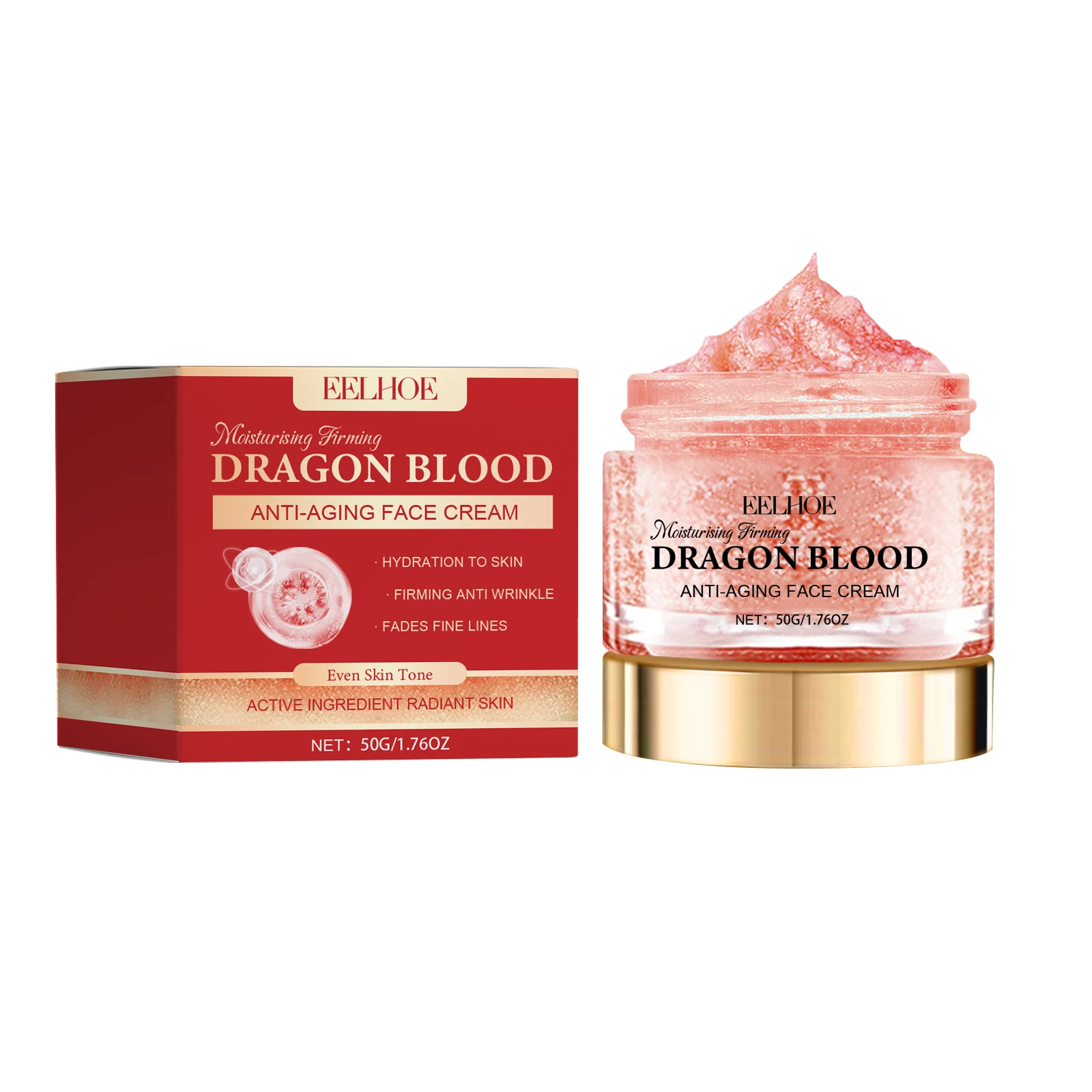 Dragon Blood Cream Facial Moisturizer Face Rejuvenation Hyaluronic Acid Repair Serum Moisturizing Nourishing Skin Care Products