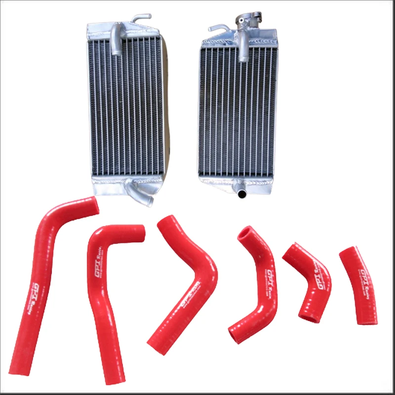 

Алюминиевый радиатор + силиконовый шланг для Honda CRF450R CRF450 CR 2002 2003 2004 02 03 04