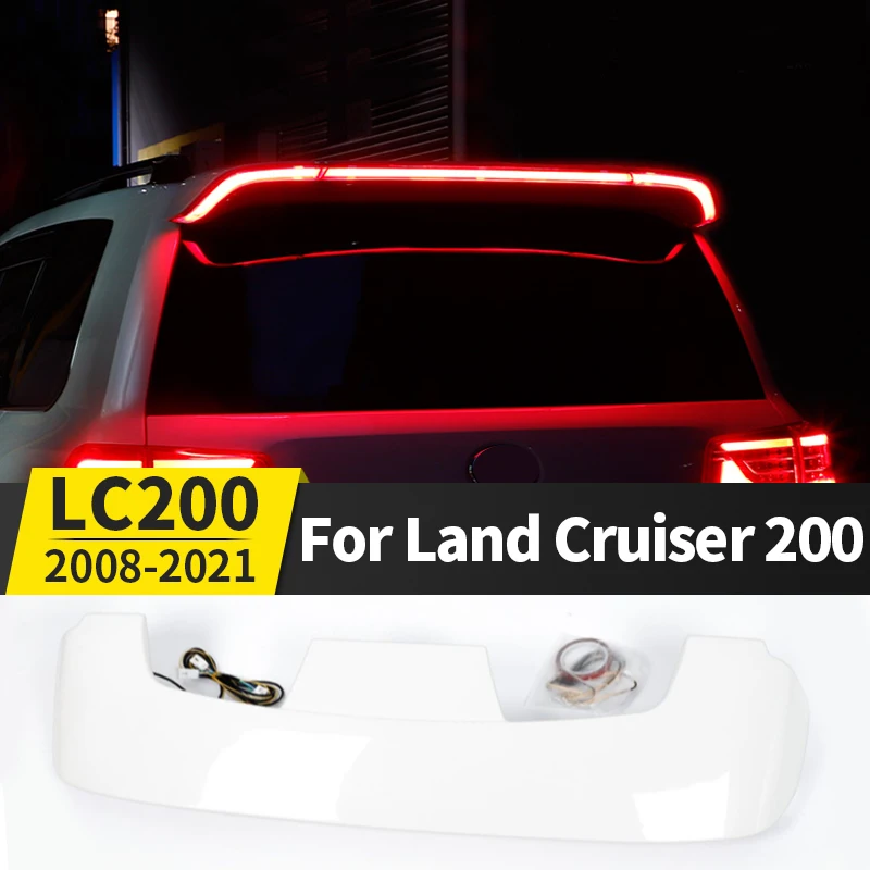 Acessórios de modificação de spoiler, aplicável a 2008-2021 Land Cruiser 200 LC200 LC200, 2020, 2019, 2018