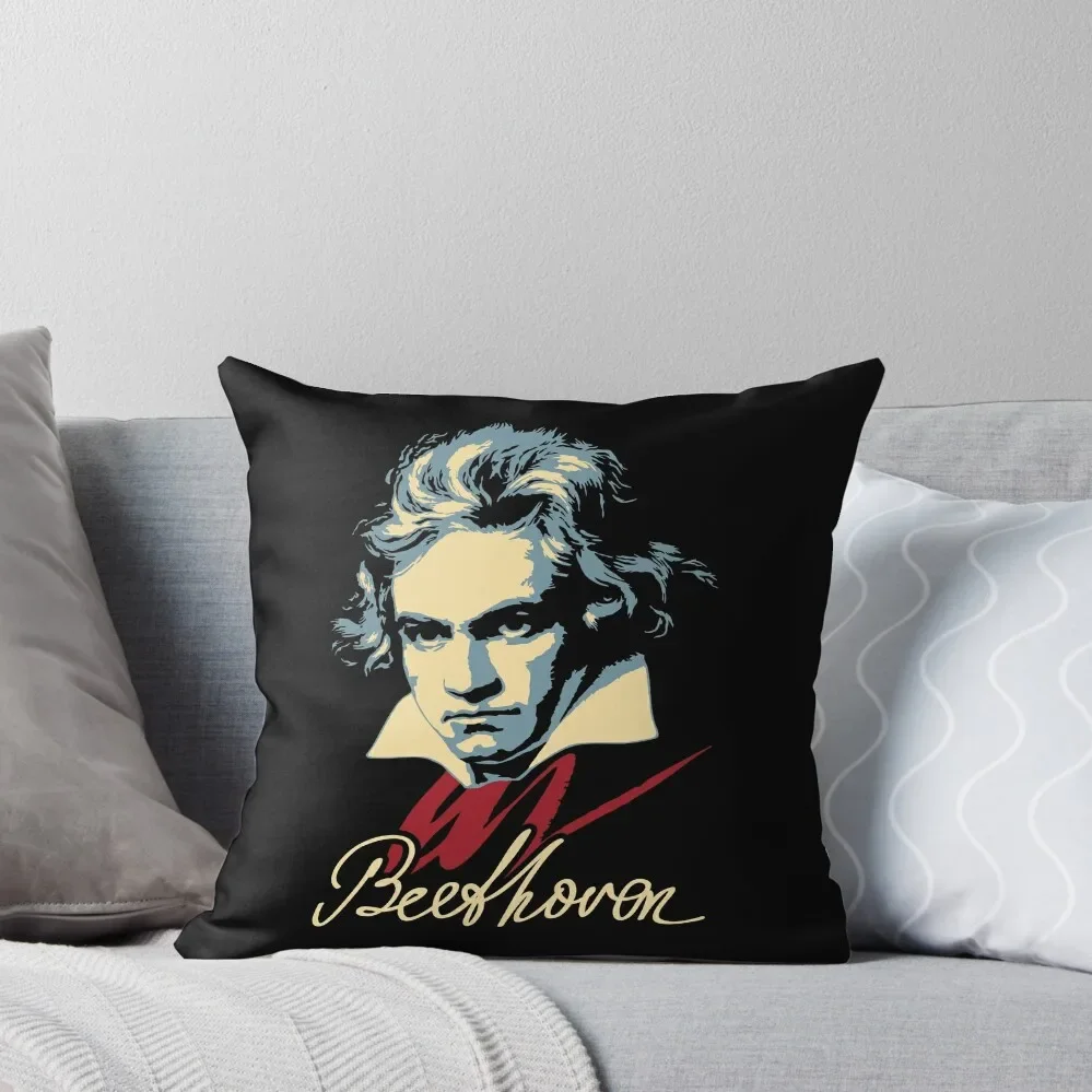 Beethoven Throw Pillow Decorative pillowcase Christmas Pillow christmas pillowcases Throw Pillow Covers