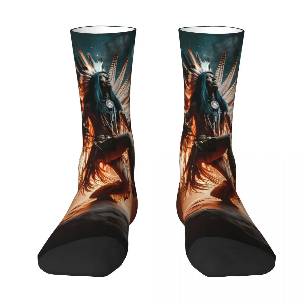 Primitive Tribes Sock Printed Man Polyester