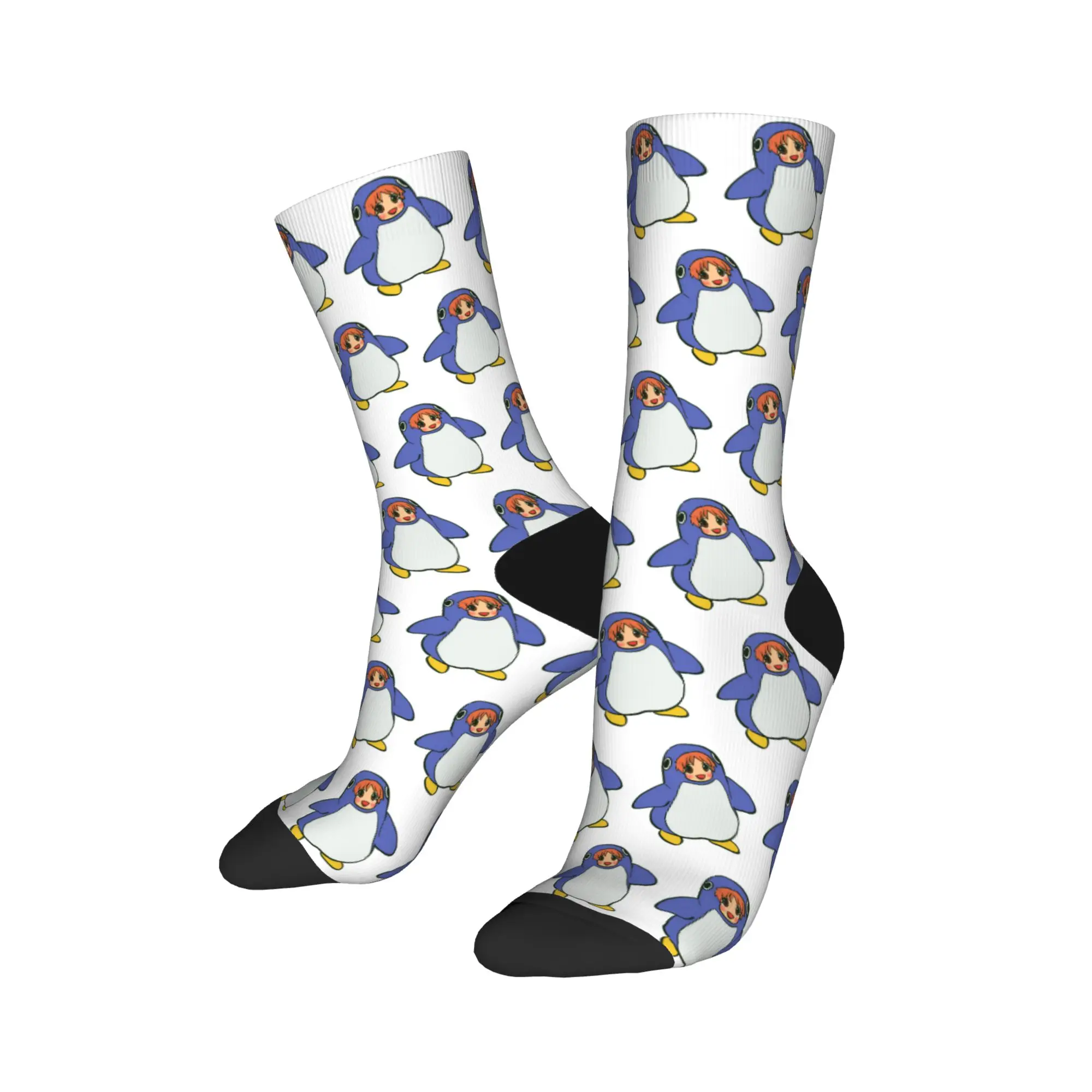 Azumanga Daioh Character Stockings  Pattern Elegant Socks Spring Anti Sweat Socks Men Running Warm Soft Socks