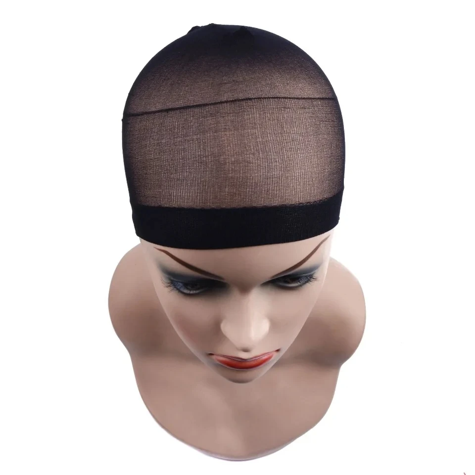 10/20Pcs Invisible Stocking Wig Cap for Lace Front Wig High-elastic Stretchy Breathable Nylon Wig Caps Ultra-thin Sheer Wig Cap
