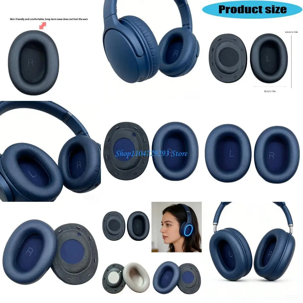 

Y2GD Quick Install Clip On Ear Pad Offering Soft Foam Earpad For Long Wearing Comfort
