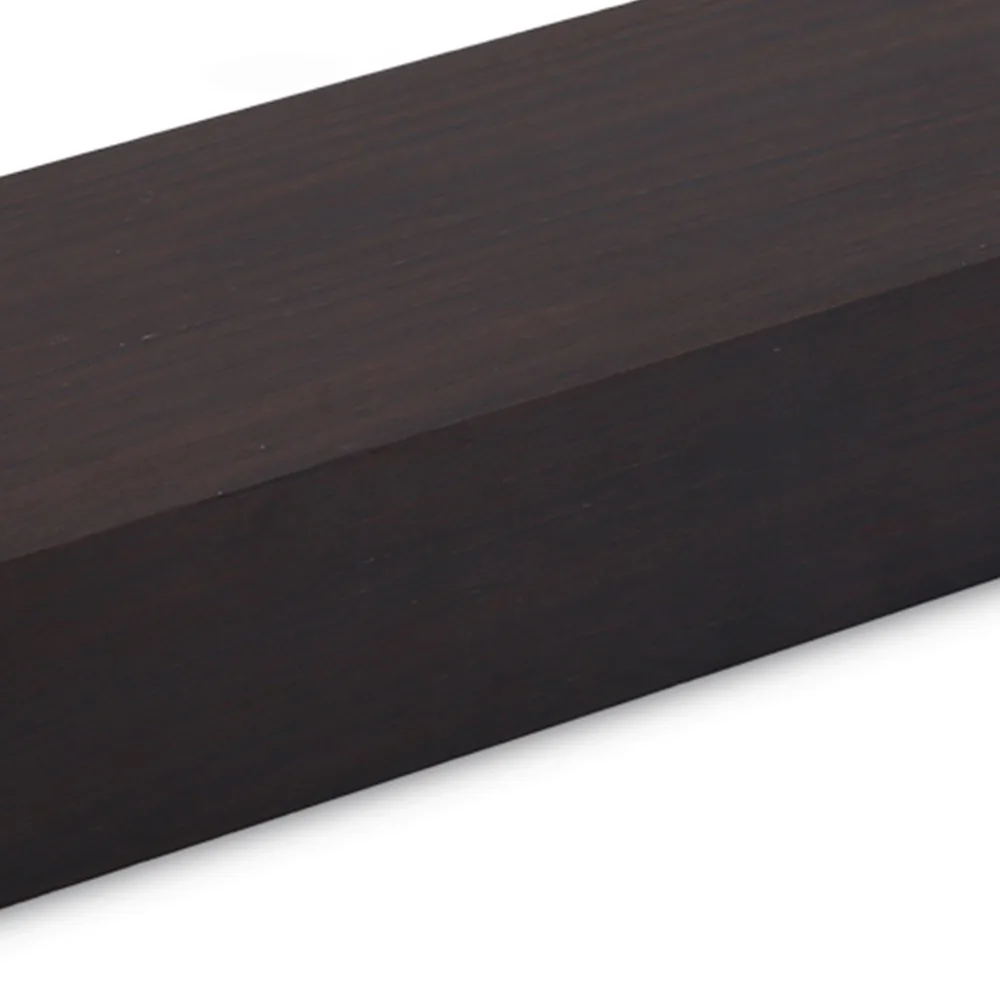 

Black Wood​ Ebony Wood Lumber 12 * 4 * 2.5cm​ Handcraft Black Ebony Lumber Wood Timber Handle Plate for Music Instruments Tools