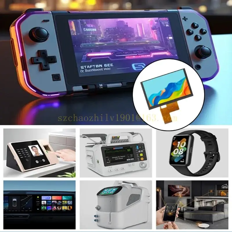 

62KA Temperature Resistant LCD Display Screen 5" Size 40PIN Connection Gaming Machine