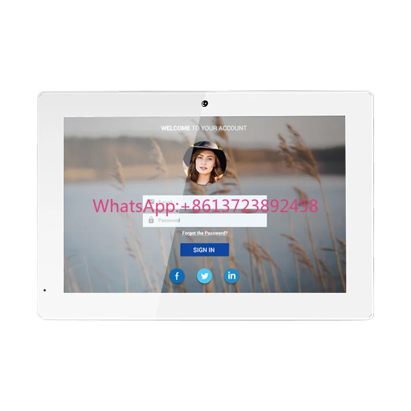 RK3576 10.1 Inch Android 14 POE Industrial Tablet Wall Mount All-in-One PC Touch Screen for POS System Professional Use