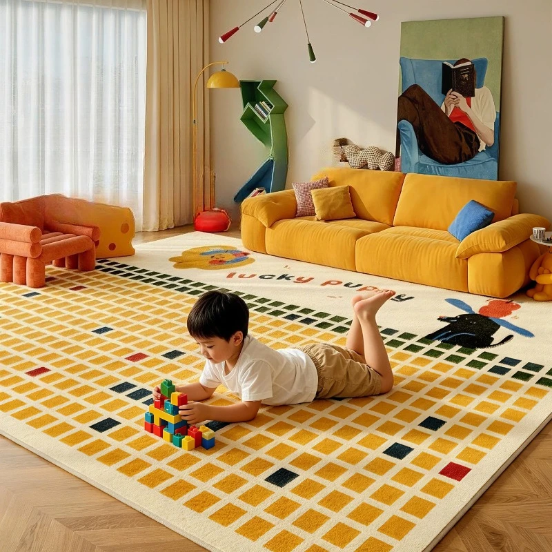 Modern Style Bedroom Decor Washable Carpet Large Area Carpets for Living Room Fluffy Soft Lounge Floor Mat Thick Plush Study Rug