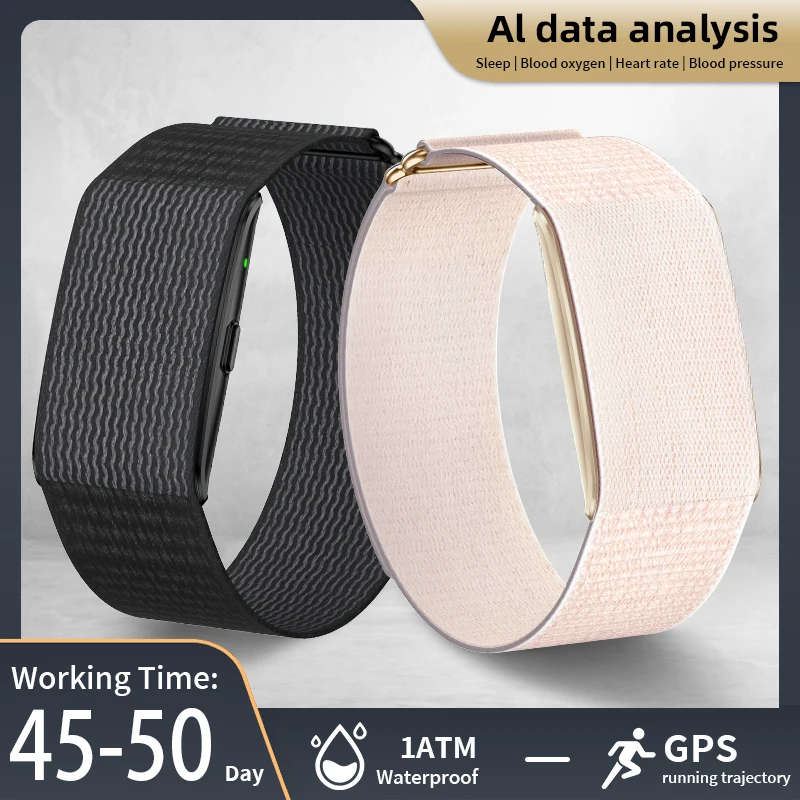 

New Sports No Screen Smart Watch HRV Blood Pressure Monitor Fitness Tracker Health Smart Bracelet Smart Watches for Android iOS