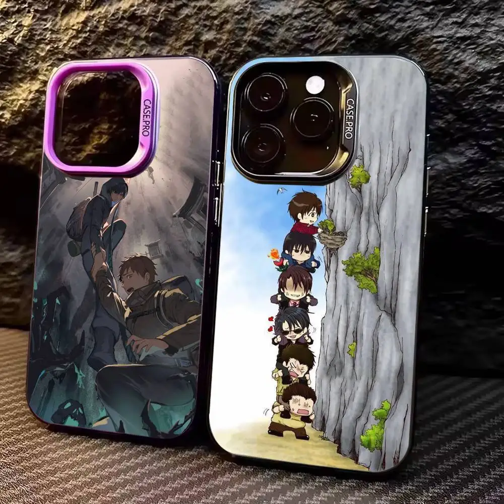 

DMBJ Anime Zhang qiling Phone Case For iPhone17,16,15,14,13,12,11 Plus,Pro Max Colored Silver Plated Inside Cover