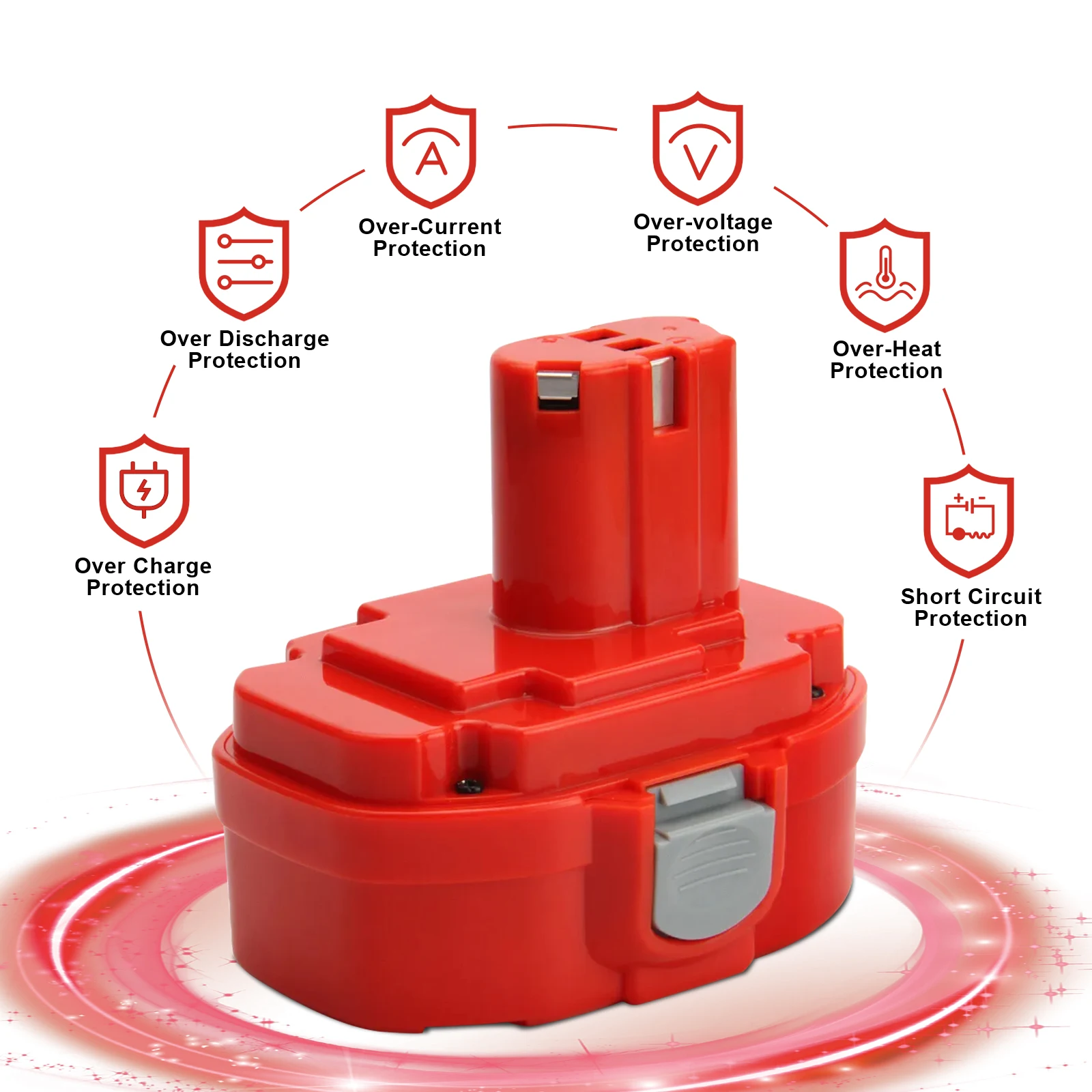 بطارية باتول 18 فولت 5.0 أمبير لماكيتا PA18 1822 1823 1834 1835 192827 -3 192829 -9 193159 -1 193140 -2 بطارية أداة قابلة لإعادة الشحن Ni-MH