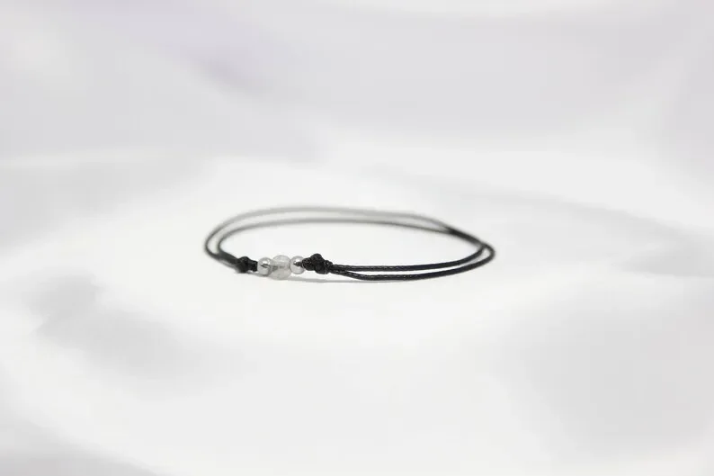 4mm pull feldspar bracelet anklet Crystal bracelet Simple personality accessories for men and women anklet friendship bracelet