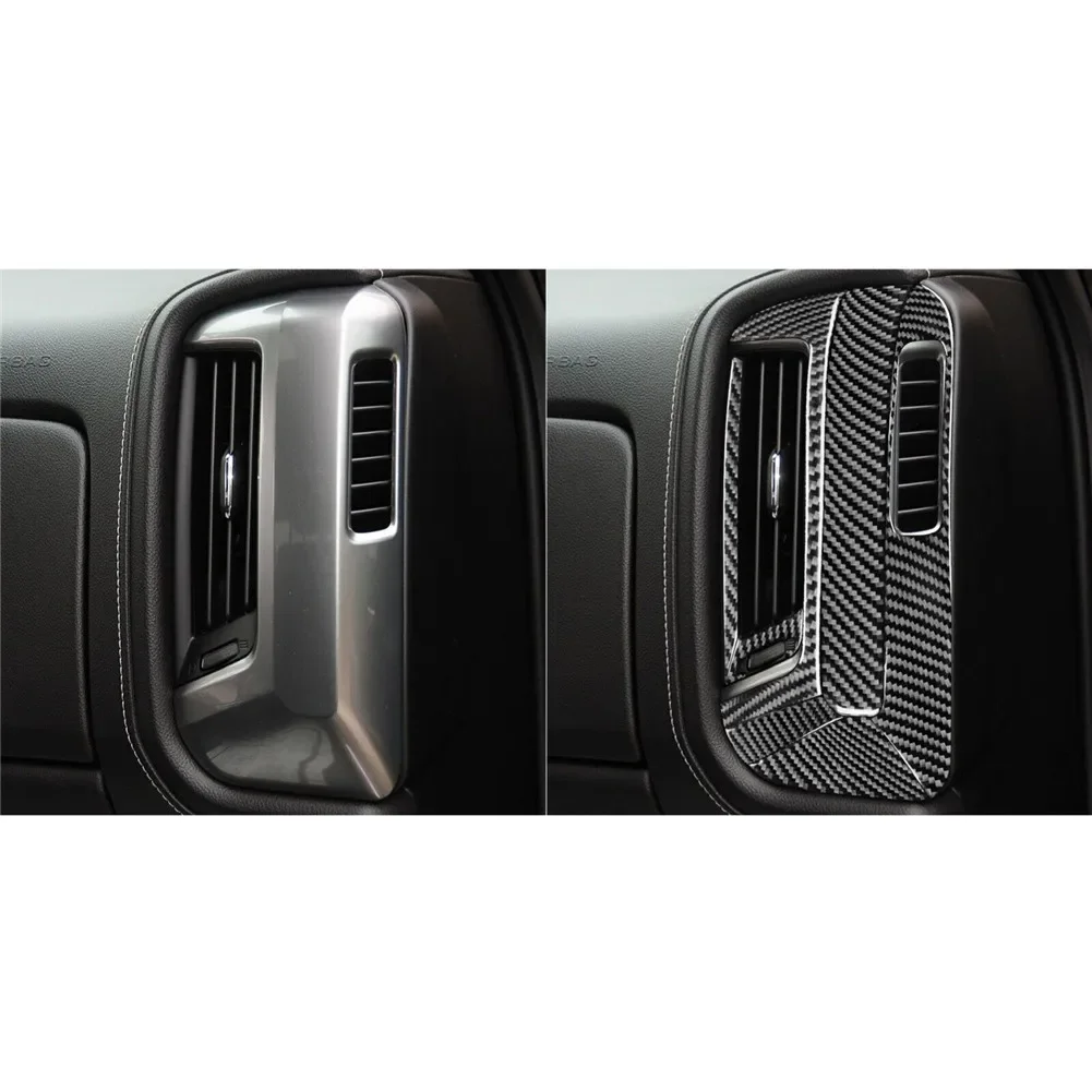 Car Accessories Sticker For Chevrolet Thorold 1500GMC Sierra 1500 2014-2018 Dashboard Air Vent Decorative Trim Interior Moulding