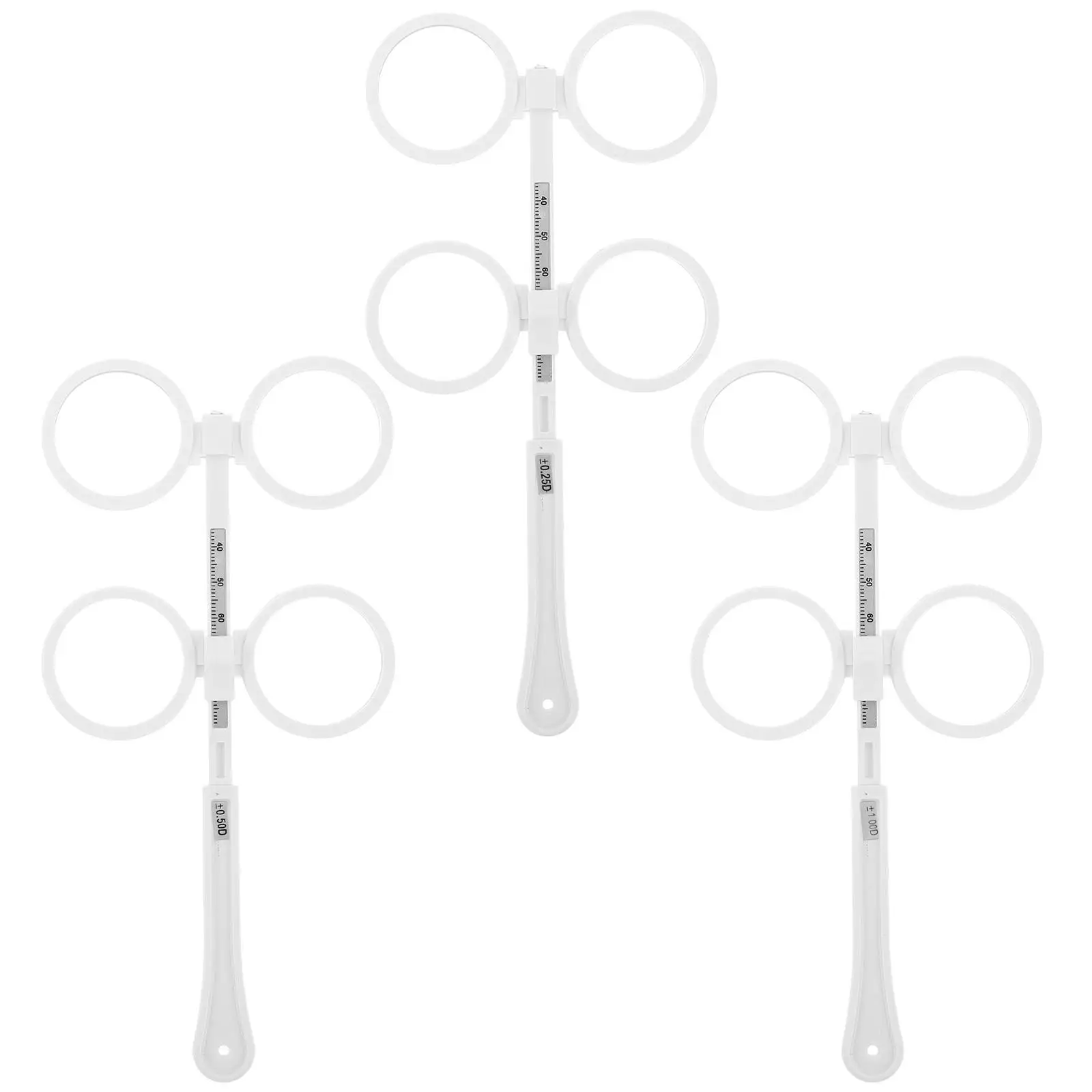 

3 Pcs Equipment Amblyopia Training Shot Glass Optical Flipper Optometry Flips Lens