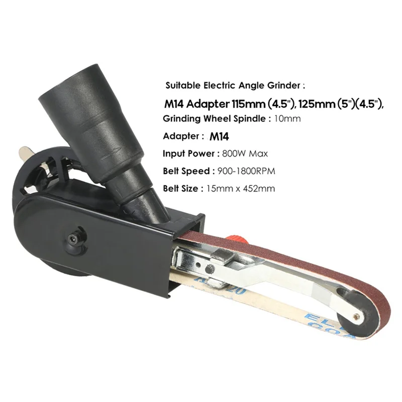 

ABMS-Belt Sander Accessories Angle Grinder To Belt Sander Set Angle Grinder Belt Sander Accessories Belt Sanding Machine Accesso