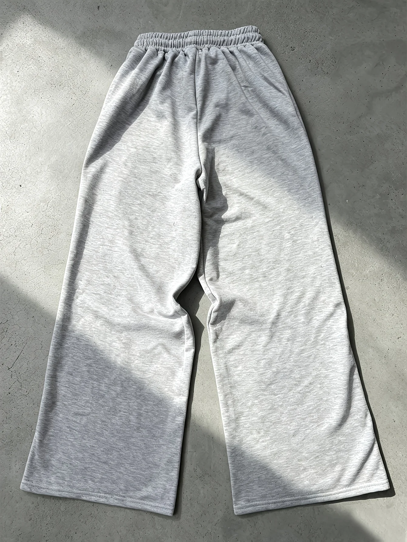 Damen-Sweatpants im Retro-Rock-Stil mit weitem Bein, Vintage-E-Gitarren-Print, elastischer Kordelzug, lockere, lässige Street-Hose, Kinder – Detail 8