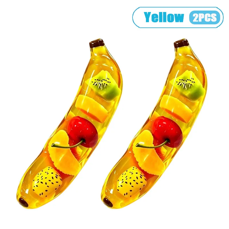 Langsam Aufsteigendes Squishy Bananen-Spielzeug mit Maltose-Füllung, Stressabbau-Spielzeug in Fruchtform, Sensorisches Quetsch-Fidget für Kinder und Erwachsene zur Dekompression