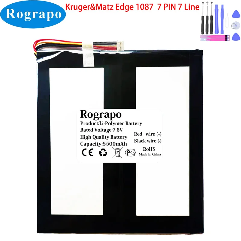 

New 7.6V 5500mAh Kruger&Matz Edge 1087 Notebook Laptop Battery