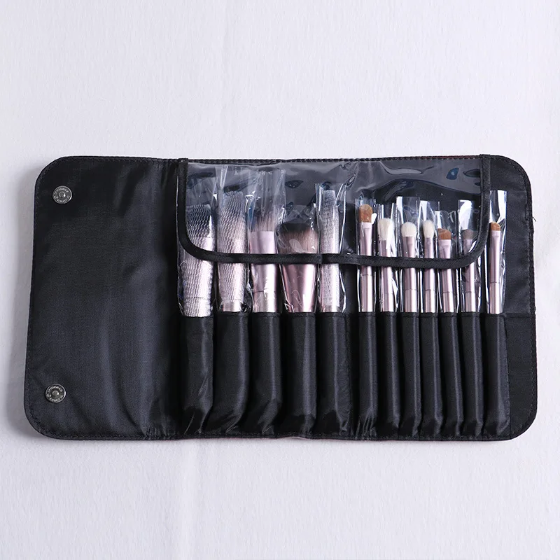 Make-Up Borstels Set Met Houten Handvat Professionele Oogschaduw Foundation Blush Poeder Eyeliner Wimper Make-Up Borstel