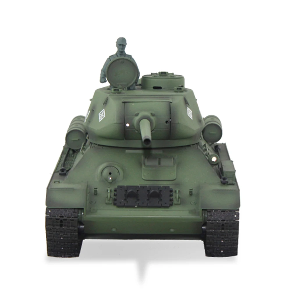 Toys 1/16 Scale 2.4G Heng Long 7.0 Plastic Ver Soviet T34-85 RC Tank 3909 360° Turret Battle Against Smoke Effect TH17765-SMT7