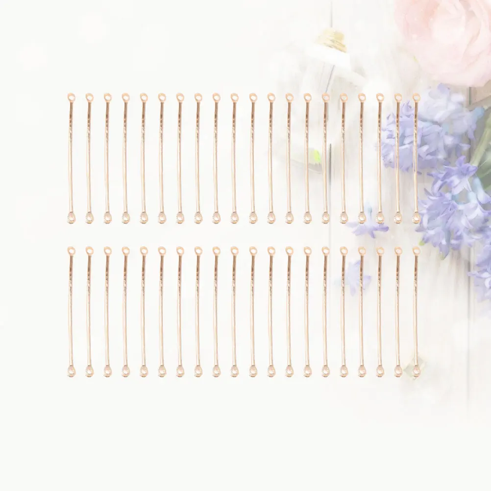 

200 Pcs Earring Accessories Woman's Jewelry Earrings for Women Gold DIY Studs Plated Bulk Decoration