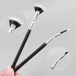 Angled Fan-shaped Eyelash Brush Eyelash Brush Fan Bent Lash Fan Shaped Eyelash Brushes Angled Eye Lash Brush Make Up Tools