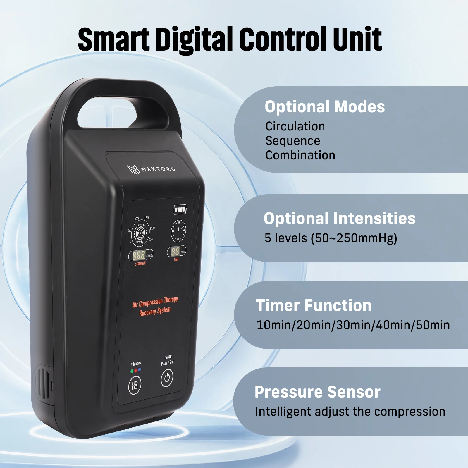 مدلك كامل الساق مع 4 غرف هوائية، أحذية ضغط لاسلكية تعمل بمنفذ USB للاسترخاء والعناية اليومية بالساق، مثالية لما بعد الاستخدام #4