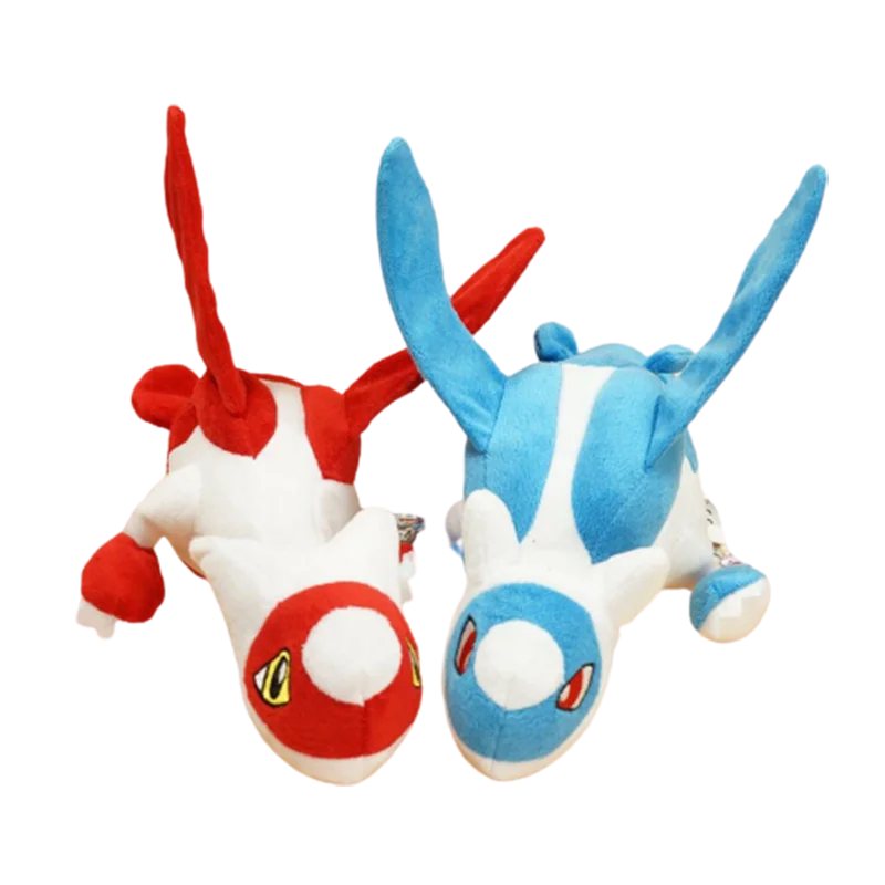 

30cm TOMY Pokemon Latias Latios Plush Stuffed Doll Toys Blue Red Cool Doll Kawaii Christmas Gifts For Children Kids