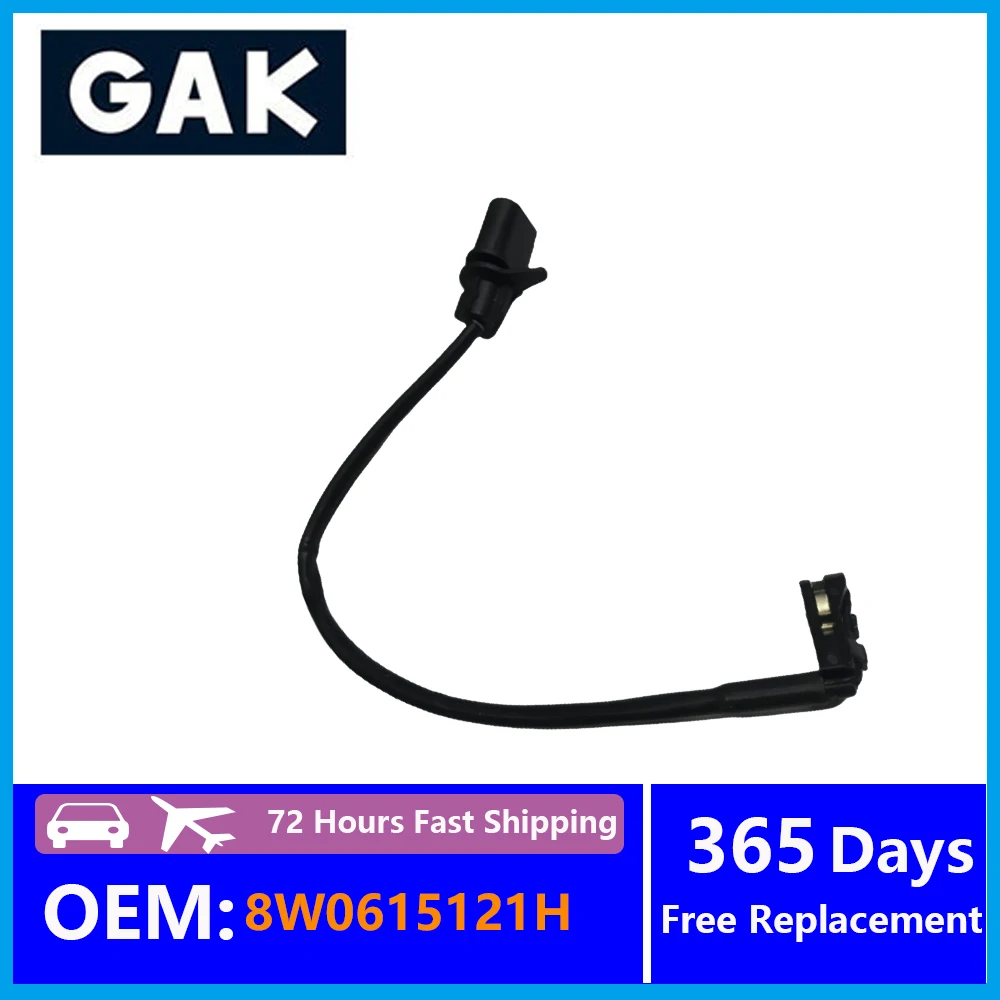 10PCS 8W0615121H GAK Left Wheel Brake Pad Wear Sensor Accessories For Audi A4 B9 Avant A5 Sportback A6 C8 Replacement Parts