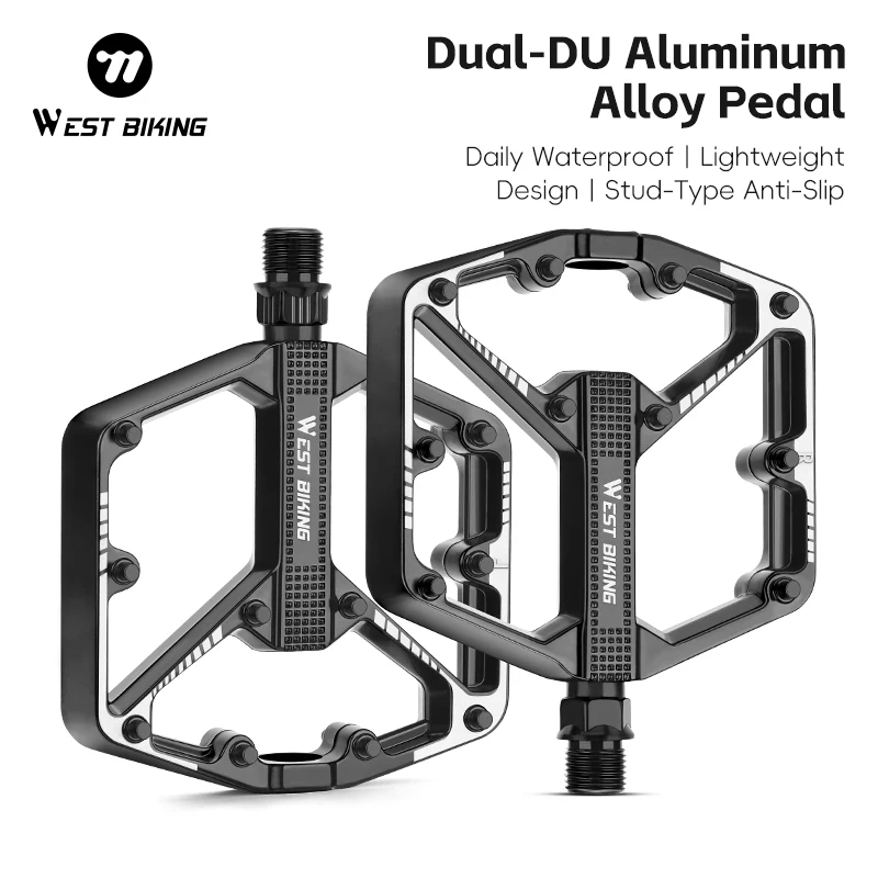 Bicycle Pedals with 3 Bearings Aluminum Alloy Chrome Molybdenum Steel Axle Professional Cycling Equipment Bike Accessories