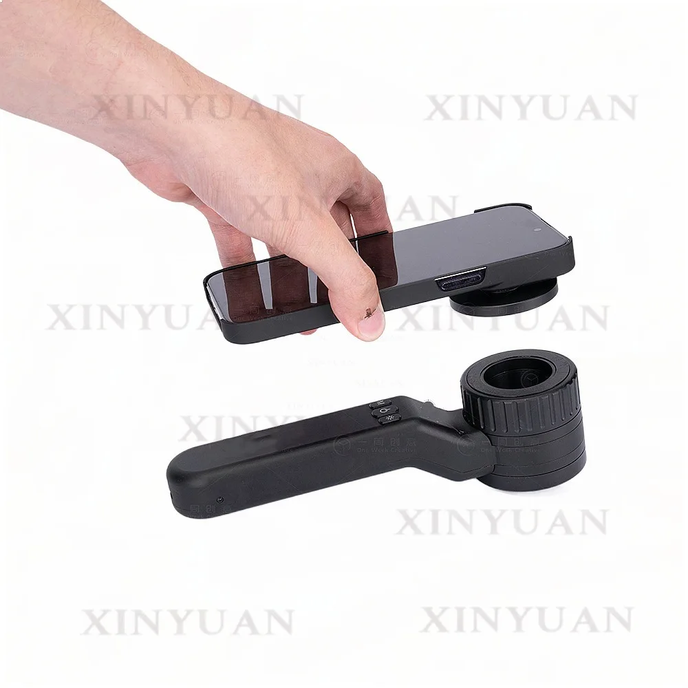 365nm UV Mode 10x Magnification Polarized Aluminum Optical Glass 4L3G 8% Distortion SMD IBOOLO DE-4100 PRO
